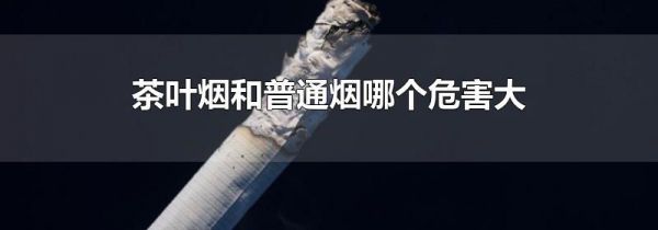 茶叶烟和普通烟哪个危害大