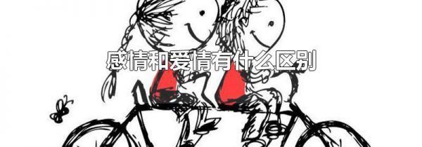 感情和爱情有什么区别