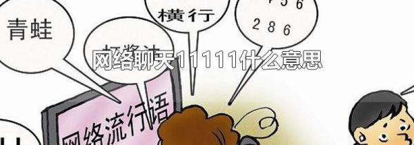 网络聊天11111什么意思