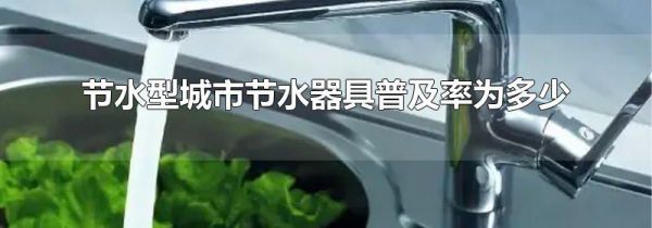 节水型城市节水器具普及率为多少