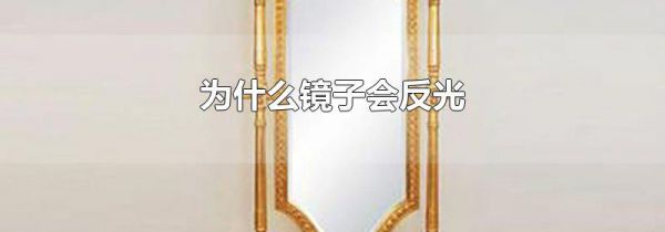 为什么镜子会反光