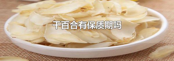 干百合有保质期吗