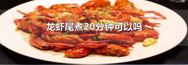 龙虾尾煮20分钟可以吗