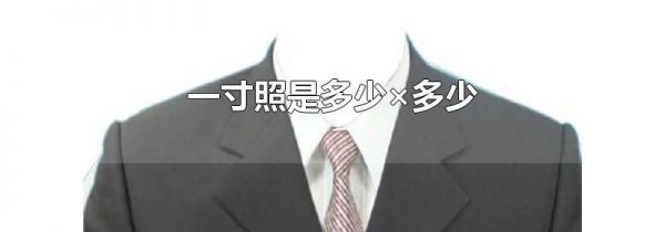 一寸照是多少×多少