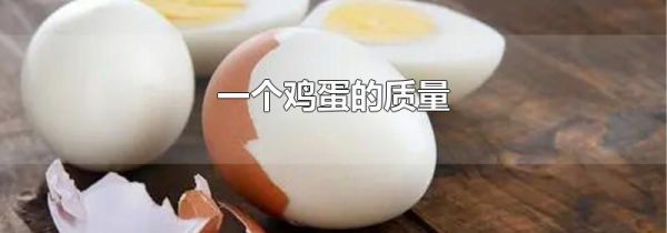 一个鸡蛋的质量