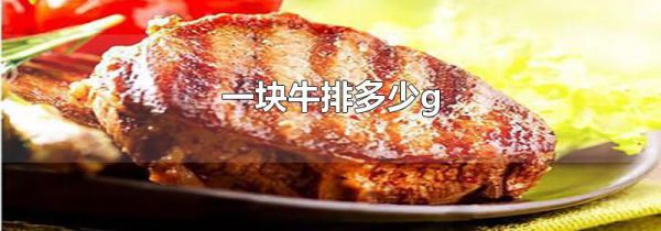 一块牛排多少g
