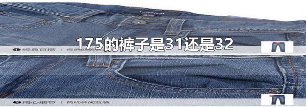 175的裤子是31还是32