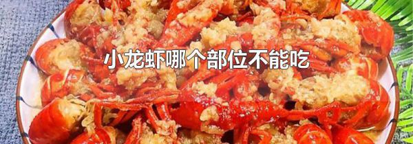 小龙虾哪个部位不能吃
