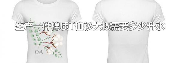 生产一件棉质T恤衫大概需要多少升水
