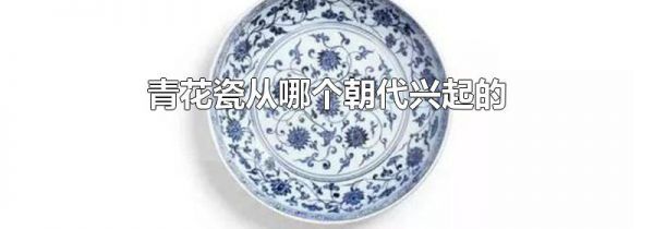 青花瓷从哪个朝代兴起的