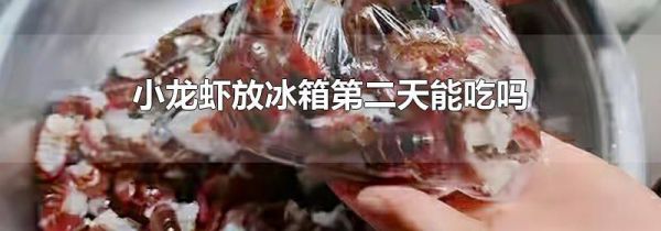 小龙虾放冰箱第二天能吃吗