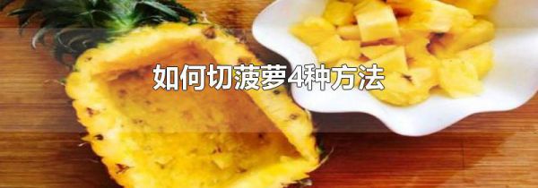 如何切菠萝4种方法