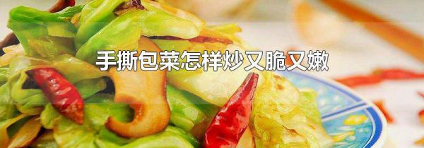 手撕包菜怎样炒又脆又嫩