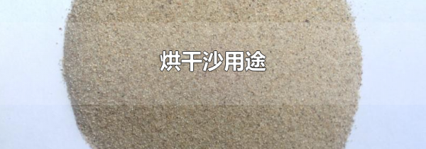 烘干沙用途