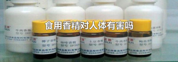 食用香精对人体有害吗