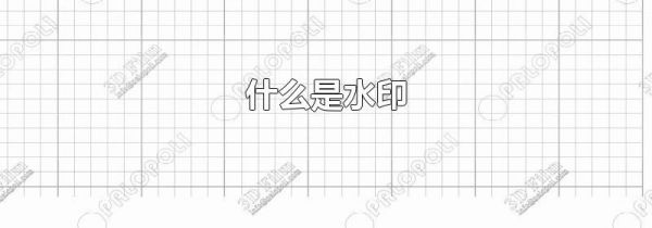 什么是水印