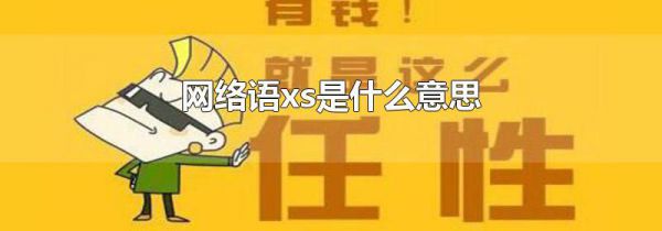 网络语xs是什么意思