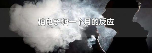 抽电子烟一个月的反应