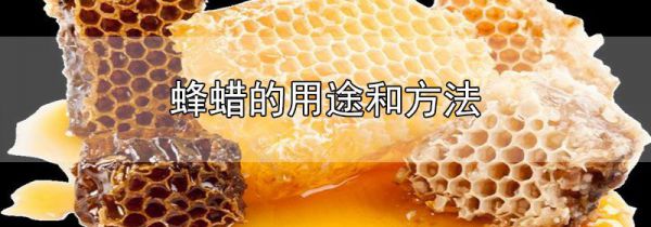 蜂蜡的用途和方法