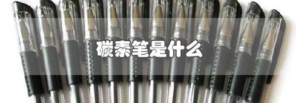 碳素笔是什么