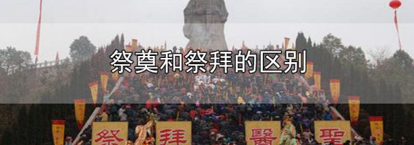 祭奠和祭拜的区别