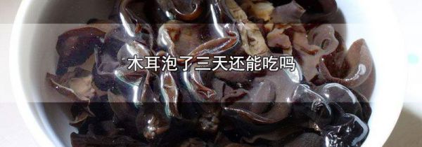木耳泡了三天还能吃吗
