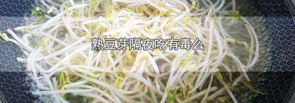 熟豆芽隔夜吃有毒么