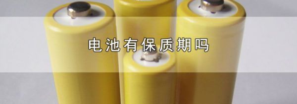 电池有保质期吗