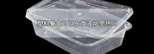 塑料餐盒可以在微波炉里热吗