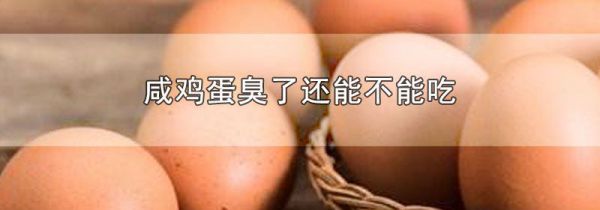 咸鸡蛋臭了还能不能吃