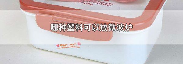 哪种塑料可以放微波炉