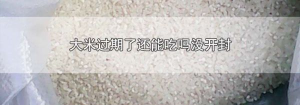 大米过期了还能吃吗没开封