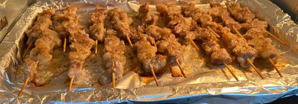 电烤箱烤羊肉串的温度和时间