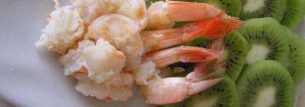 虾和猕猴桃能一起吃吗