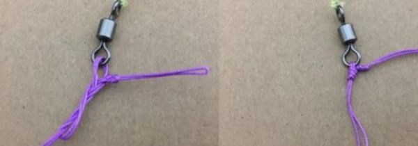 钓大鱼子线与八字环的绑法