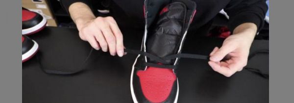 aj鞋带自然垂落步骤