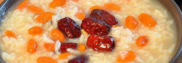 大米红枣枸杞粥的功效