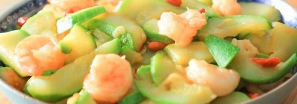 西葫芦和虾能一起吃吗