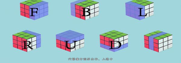 3x3魔方口诀七步公式