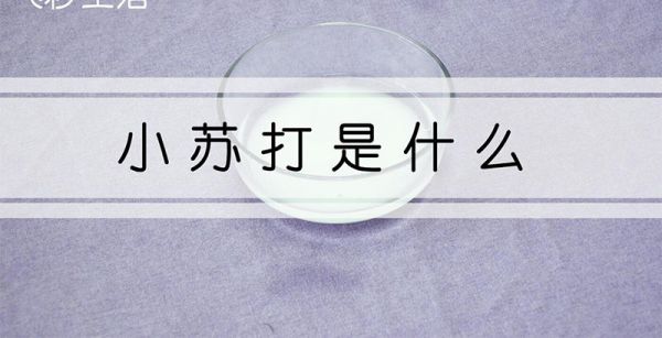 小苏打是什么