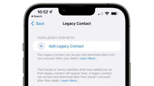 苹果iOS 15.2测试版特性一览:首次加入数字遗产功能
