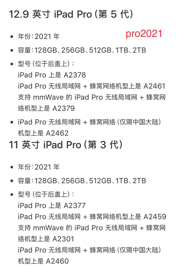 ipadpro第五代是2021吗？ipadpro第五代是不是2021