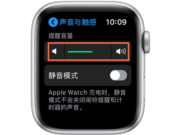 iwatch怎么调音量