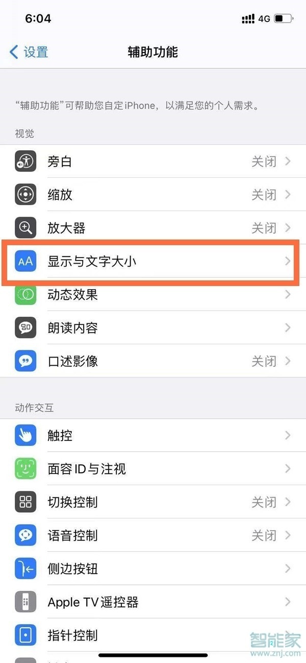 苹果的自动亮度在哪里关闭