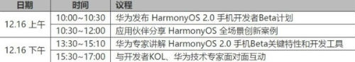 鸿蒙os2.0手机系统什么时候发布 华为开发者大会时间安排