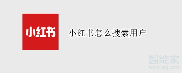 小红书怎么搜索用户