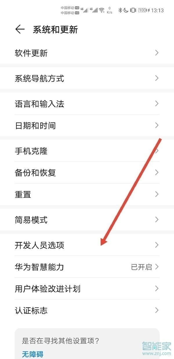 华为mate40开发者模式怎么关闭