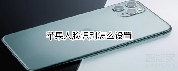 苹果人脸识别怎么设置