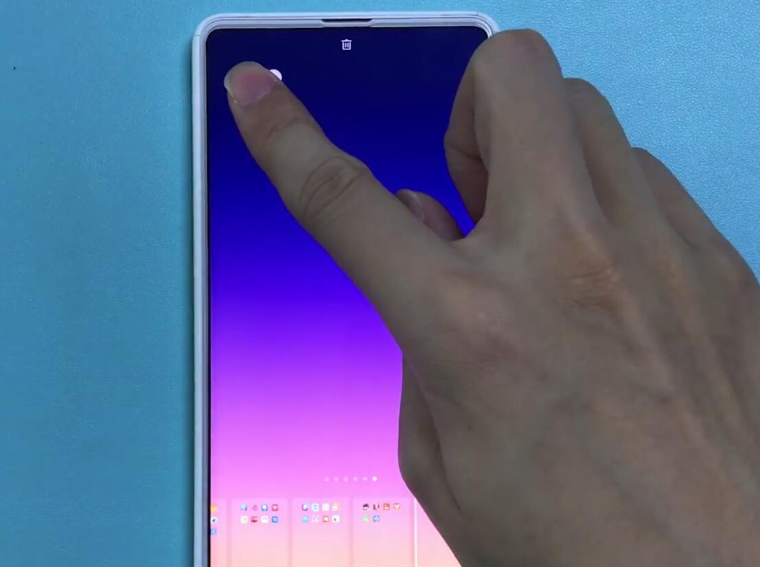 小米手机中删除桌面空白页面的操作步骤