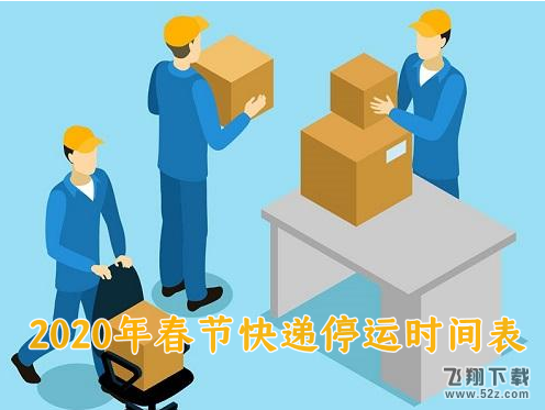 2020年春节快递公司停运时间表